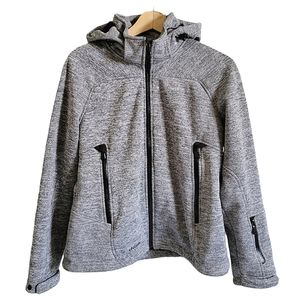 Chillax Soft Shell Jacket Heather Grey Size Medium